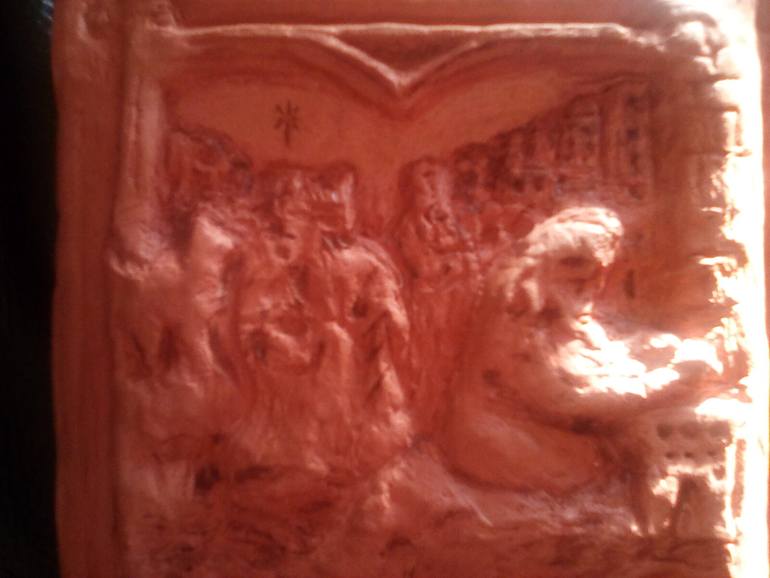 Original Figurative People Sculpture by Michael A Brown