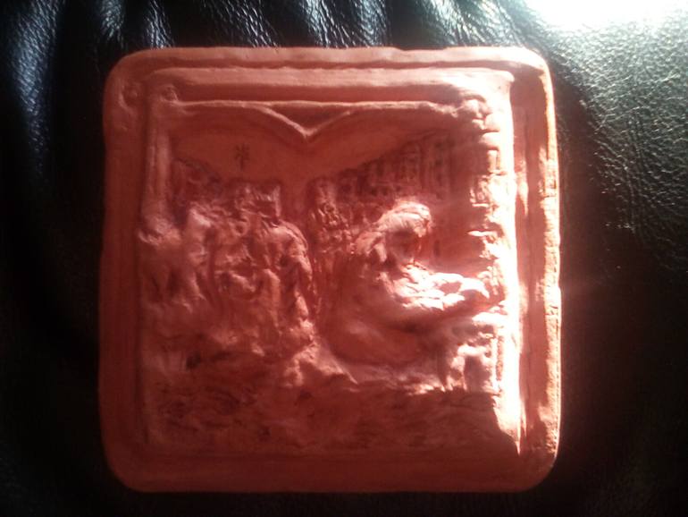 Original Figurative People Sculpture by Michael A Brown