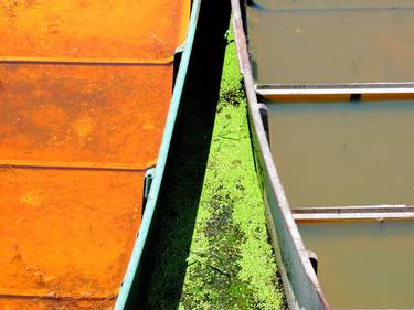 Original Abstract Expressionism Boat Photography by JON Lanbroa