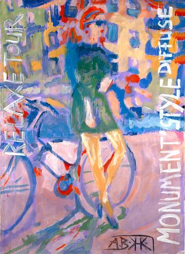 Print of Bicycle Paintings by Borai Kahne Ateliers