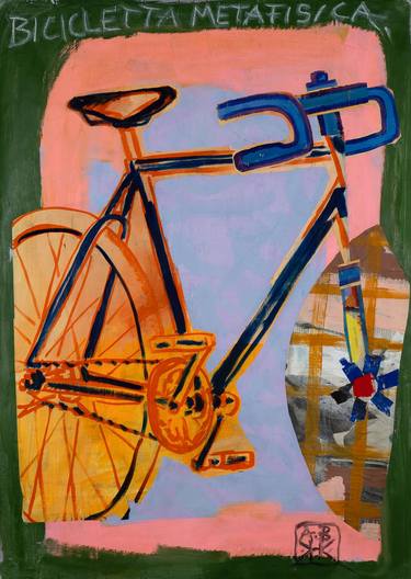 Print of Bicycle Paintings by Borai Kahne Ateliers