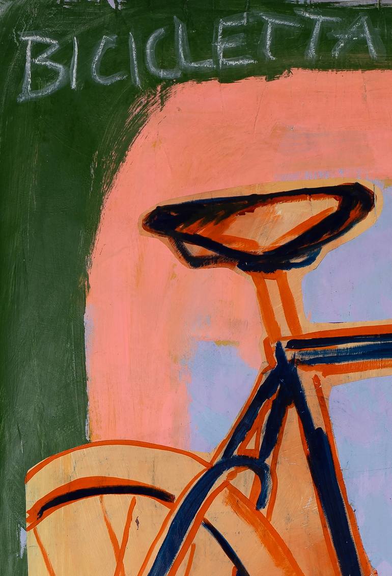 Original Bicycle Painting by Borai Kahne Ateliers