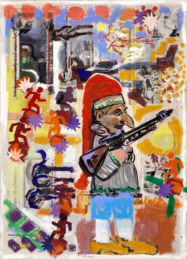 Original Pop Art Political Paintings by Borai Kahne Ateliers