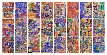 Original Pop Art Graffiti Paintings by Borai Kahne Ateliers