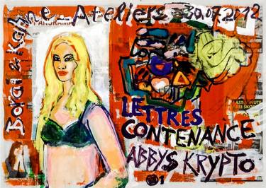 Original Pop Art People Paintings by Borai Kahne Ateliers