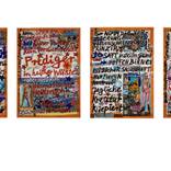 Collection Ahnungslos 1-8, Newspaper Art Novel, Edition of 8 originals