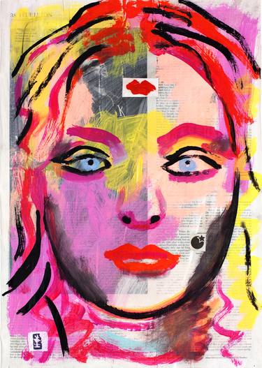 Original Pop Art Portrait Paintings by Borai Kahne Ateliers