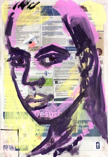 Original Pop Art Portrait Paintings by Borai Kahne Ateliers