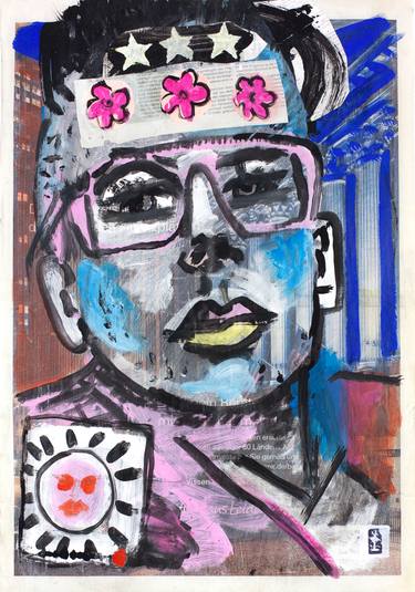 Original Pop Art Political Paintings by Borai Kahne Ateliers