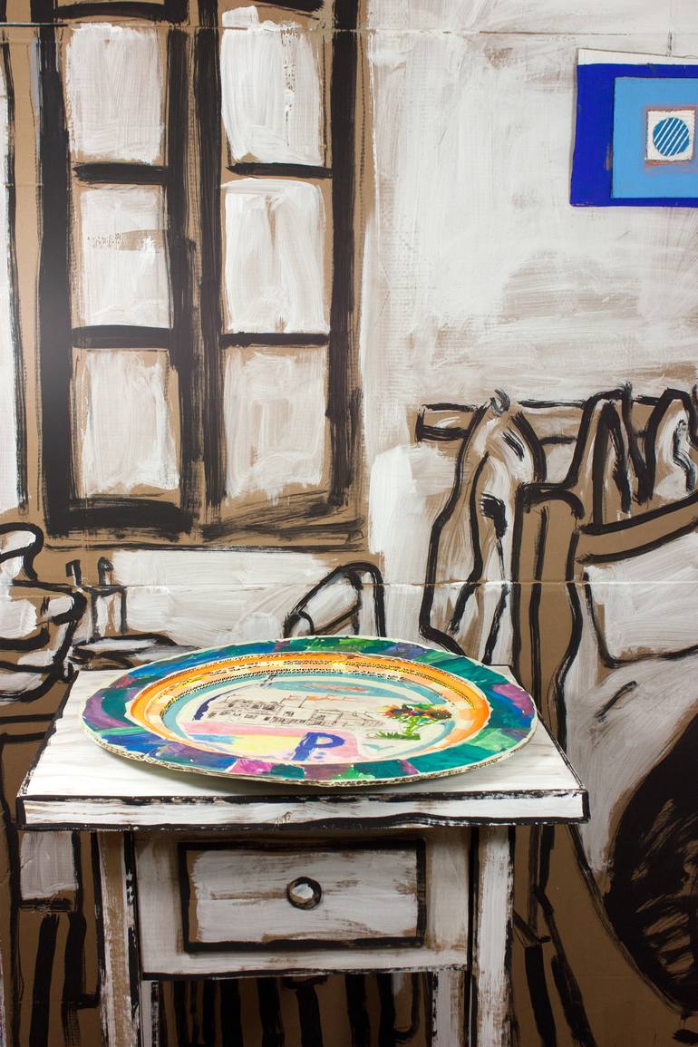 Original Illustration Outer Space Sculpture by Borai Kahne Ateliers