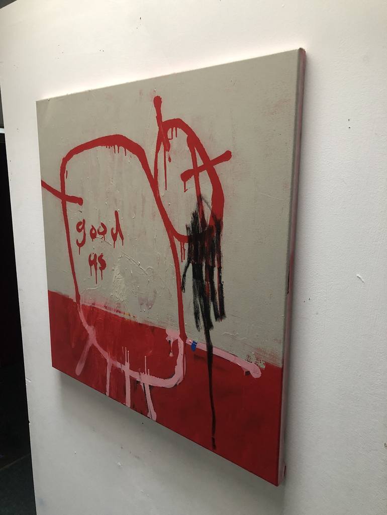 Original Conceptual Abstract Painting by Tim Fawcett