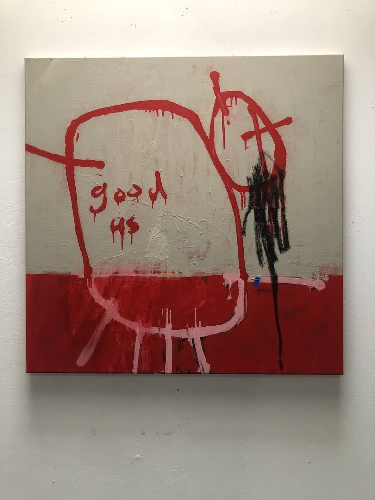 Original Conceptual Abstract Painting by Tim Fawcett