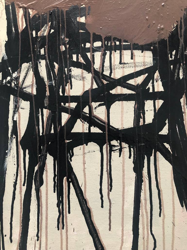 Original Abstract Expressionism Abstract Painting by Tim Fawcett