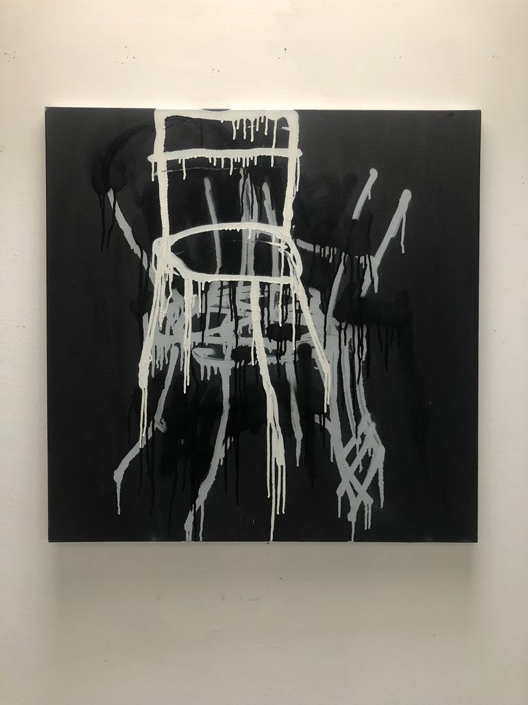 Original Conceptual Abstract Painting by Tim Fawcett