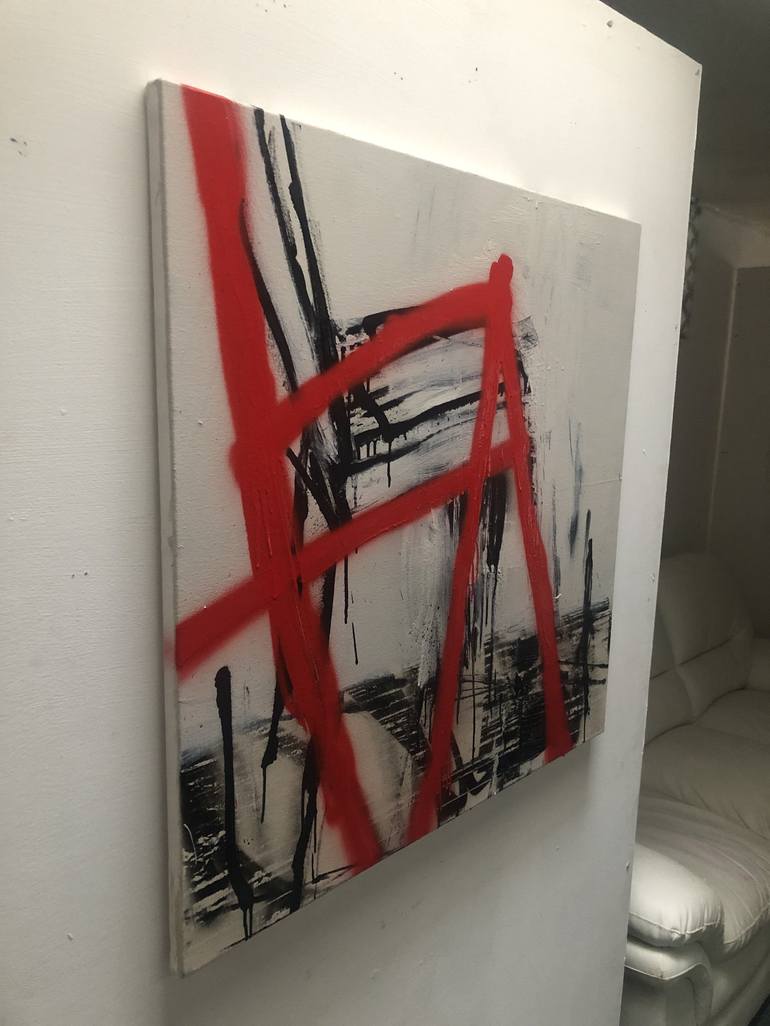 Original Conceptual Abstract Painting by Tim Fawcett