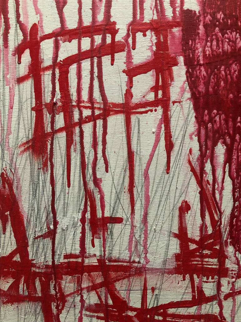 Original Conceptual Abstract Painting by Tim Fawcett