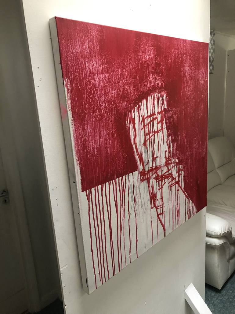 Original Conceptual Abstract Painting by Tim Fawcett