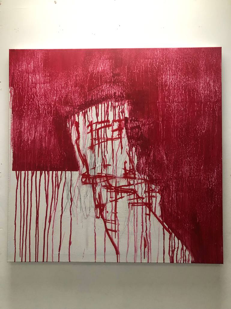 Original Conceptual Abstract Painting by Tim Fawcett