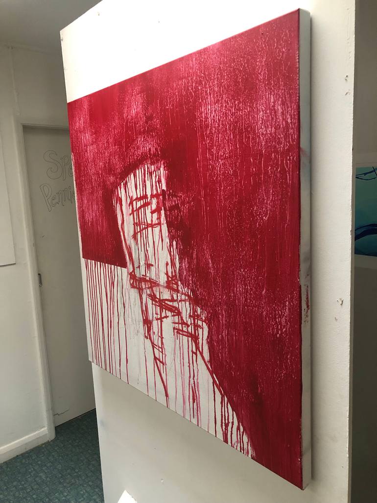 Original Conceptual Abstract Painting by Tim Fawcett