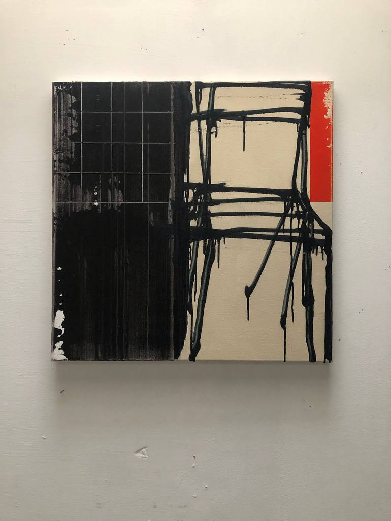 Original Conceptual Abstract Painting by Tim Fawcett