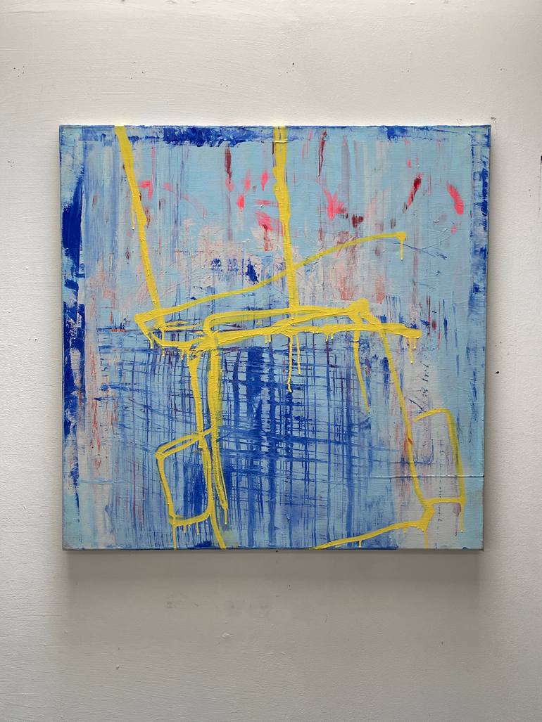 Original Conceptual Abstract Painting by Tim Fawcett
