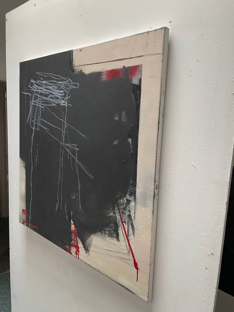 Original Dada Abstract Painting by Tim Fawcett