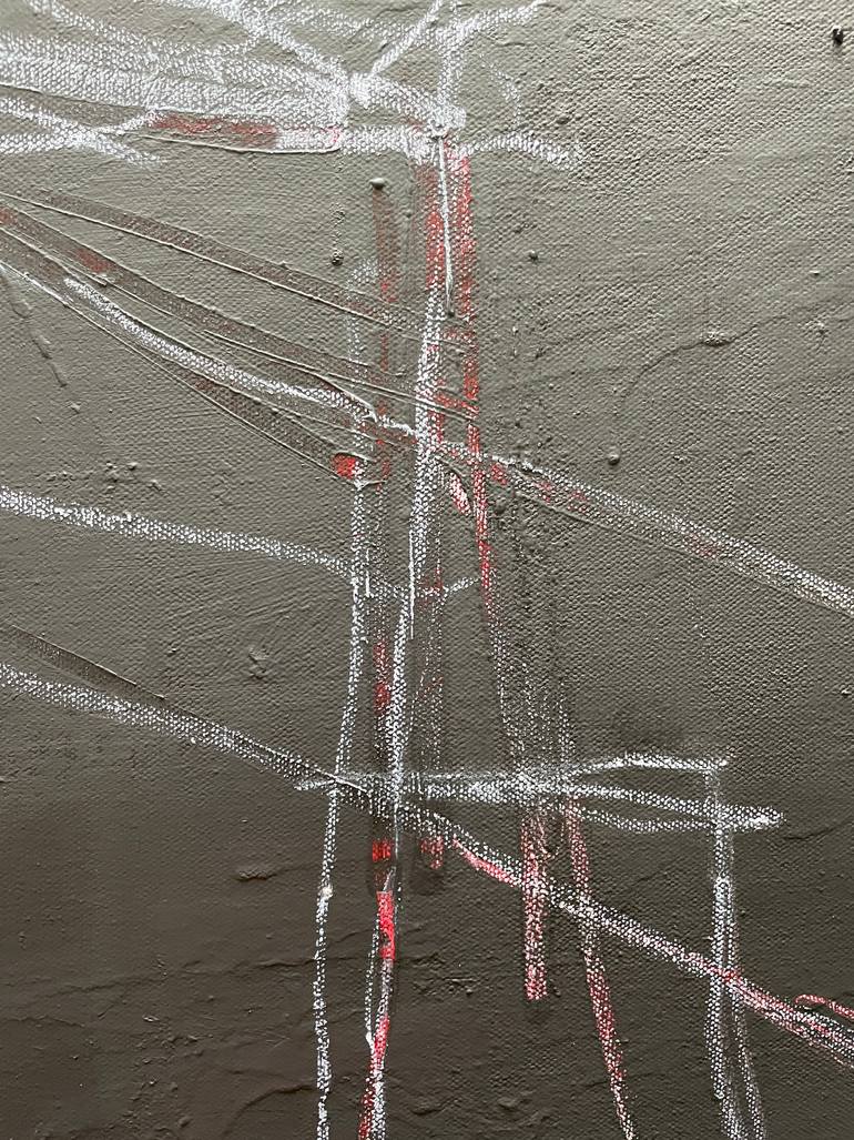 Original Dada Abstract Painting by Tim Fawcett