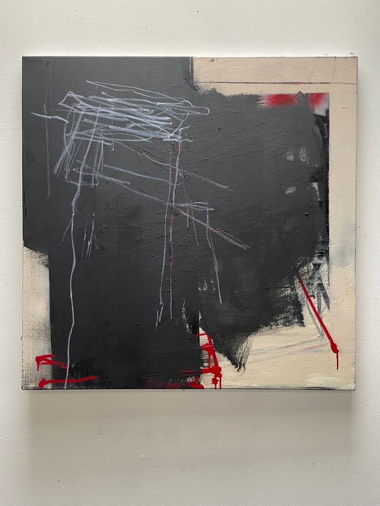 Original Dada Abstract Painting by Tim Fawcett