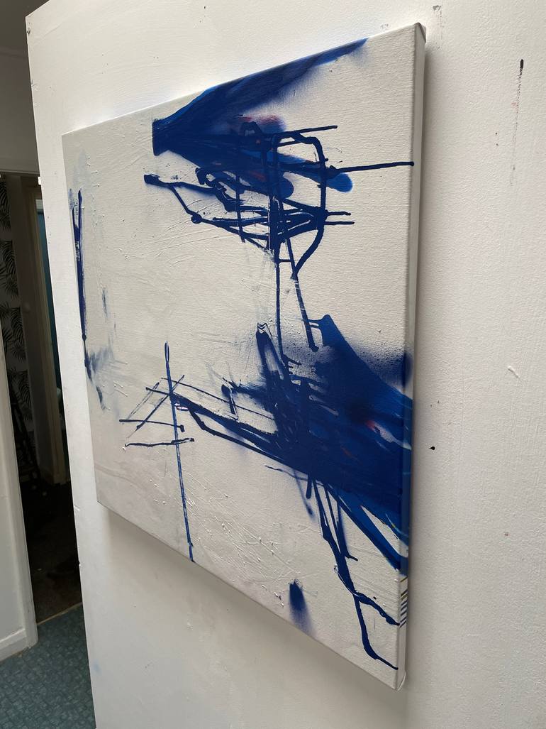 Original Dada Abstract Painting by Tim Fawcett