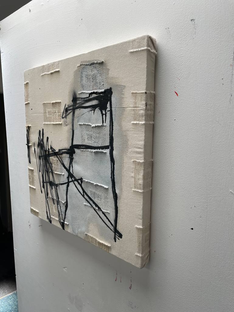 Original Dada Abstract Painting by Tim Fawcett