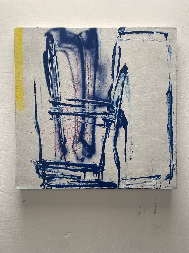 Original Conceptual Abstract Painting by Tim Fawcett