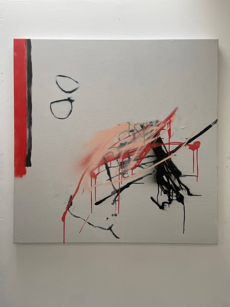 Original Conceptual Abstract Painting by Tim Fawcett