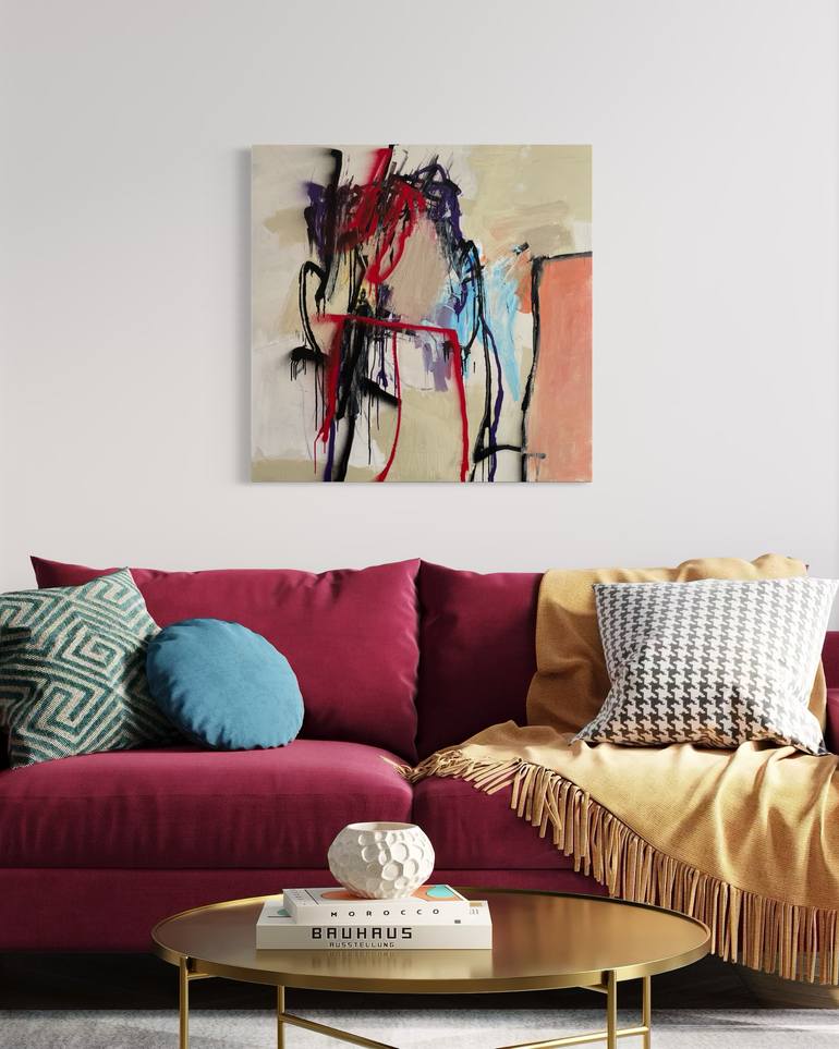 Original Abstract Expressionism Abstract Painting by Tim Fawcett