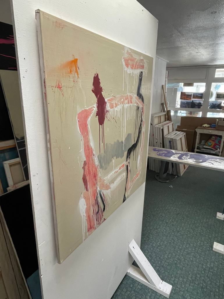 Original Abstract Expressionism Abstract Painting by Tim Fawcett