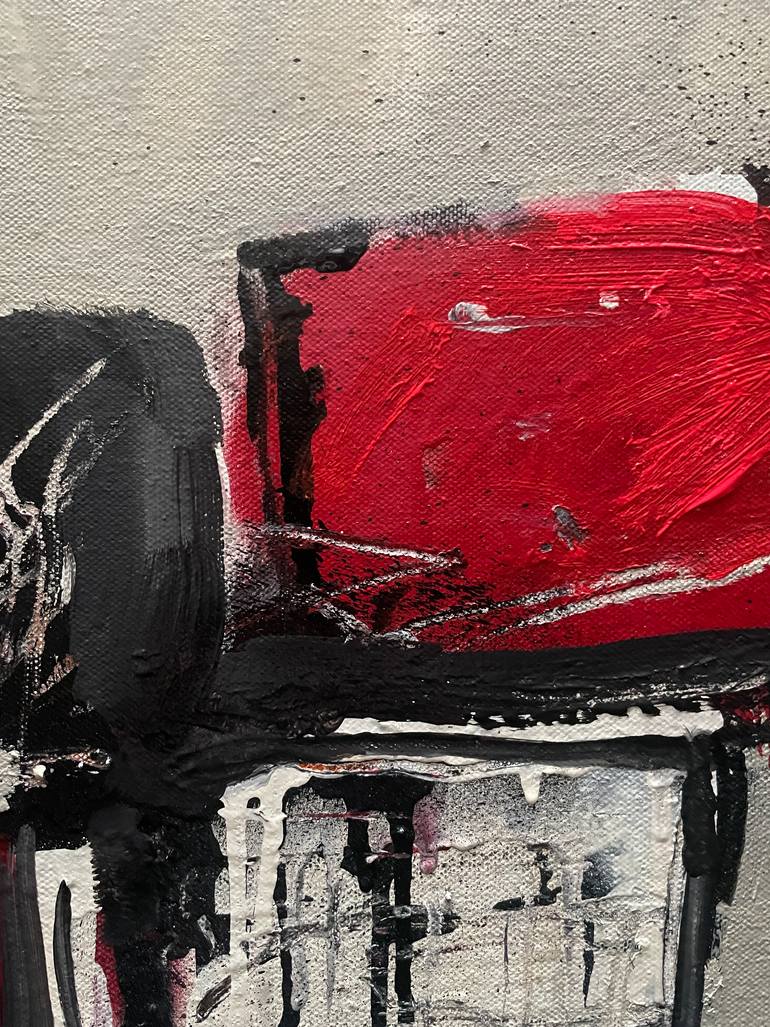 Original Dada Abstract Painting by Tim Fawcett