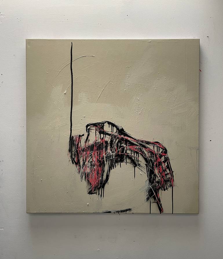 Original Abstract Expressionism Abstract Painting by Tim Fawcett