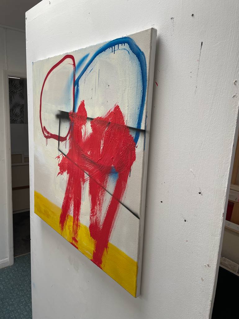 Original Abstract Expressionism Abstract Painting by Tim Fawcett