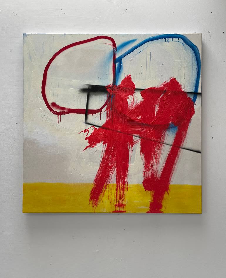 Original Abstract Expressionism Abstract Painting by Tim Fawcett