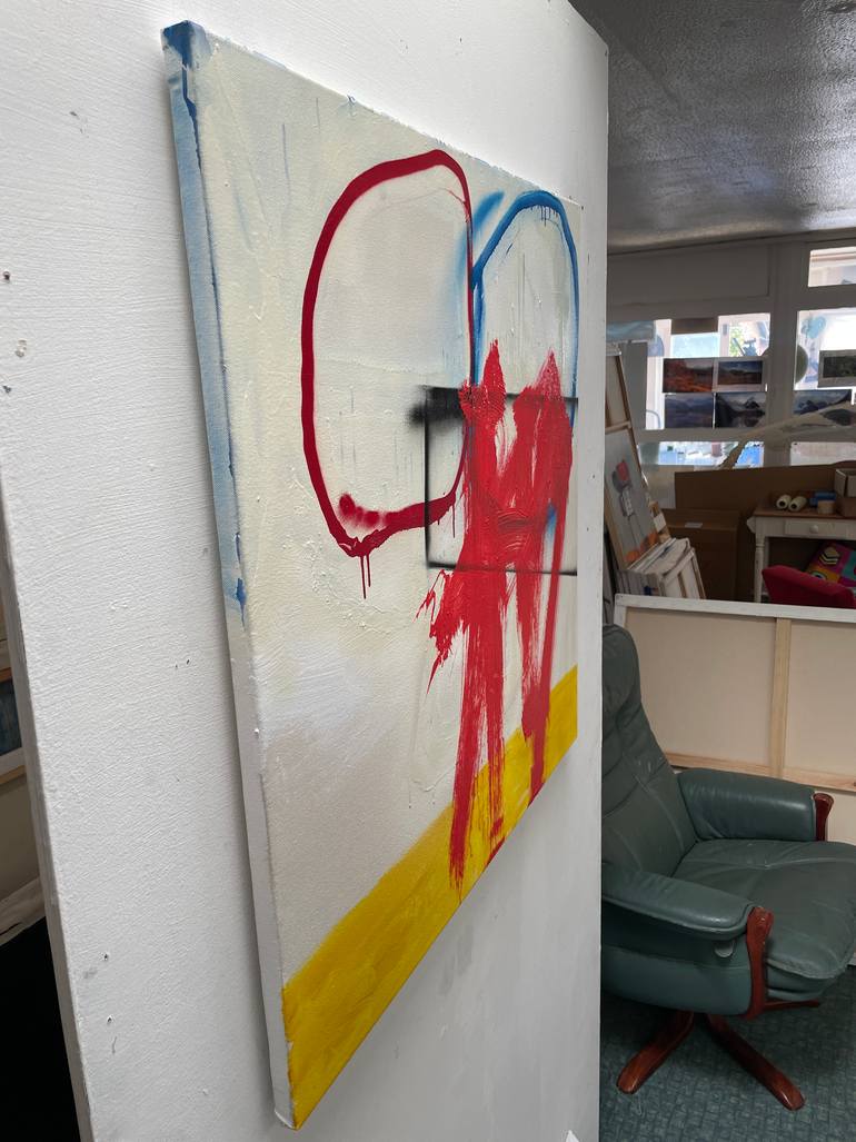 Original Abstract Expressionism Abstract Painting by Tim Fawcett