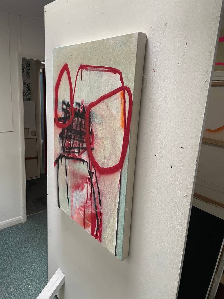 Original Dada Abstract Painting by Tim Fawcett