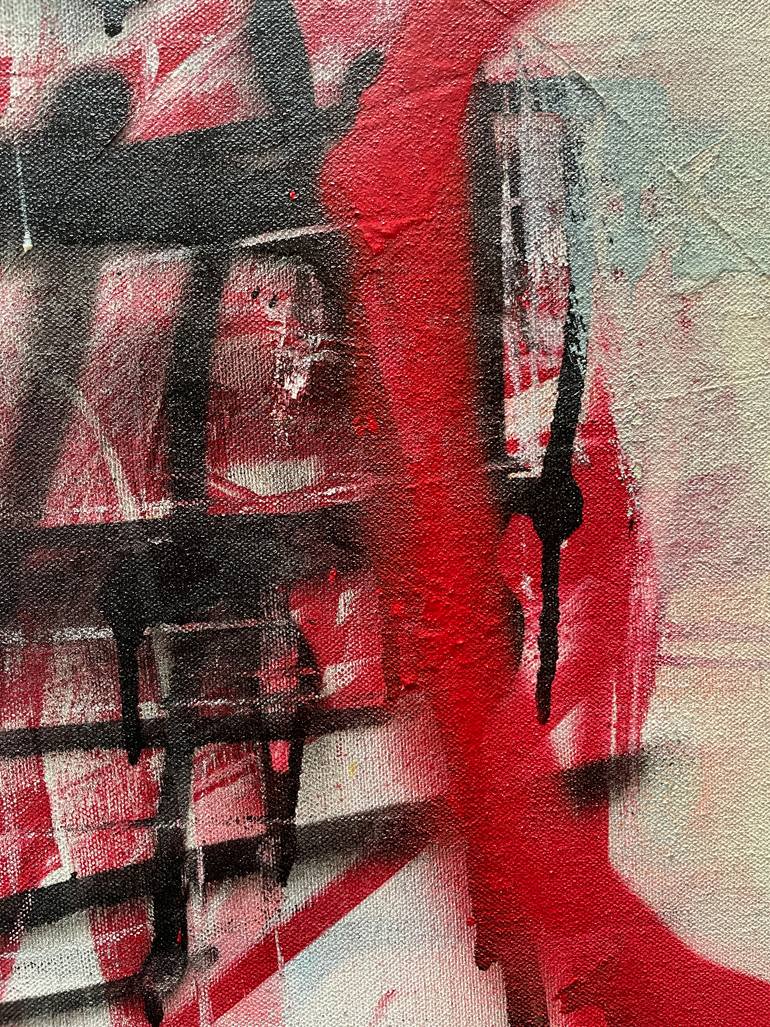 Original Dada Abstract Painting by Tim Fawcett