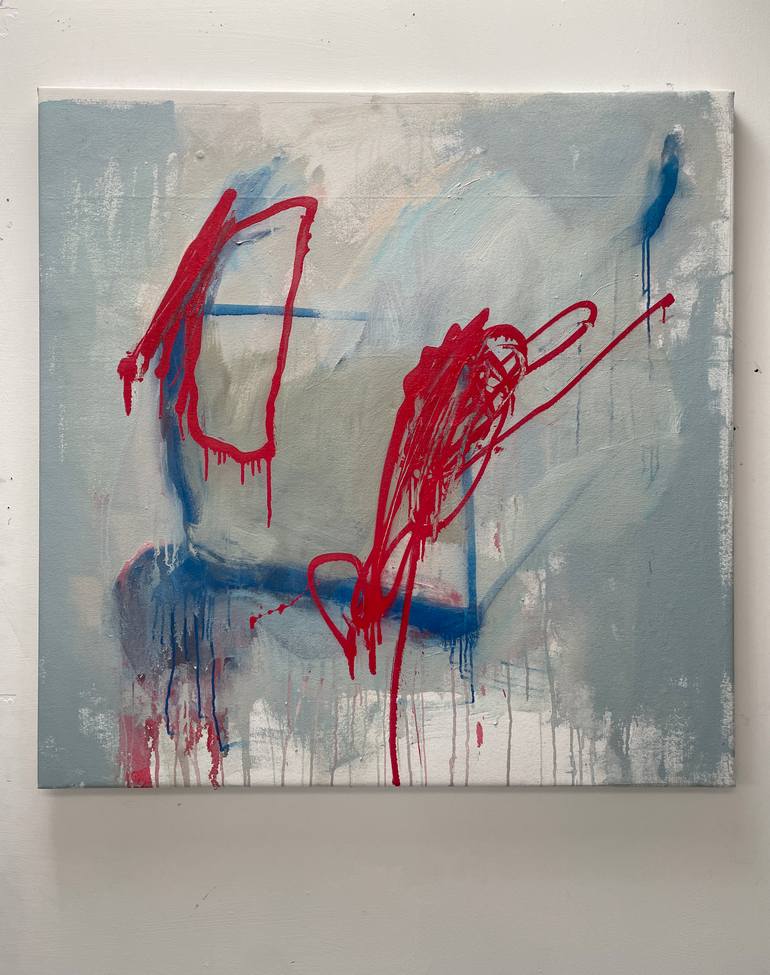 Original Abstract Expressionism Abstract Painting by Tim Fawcett