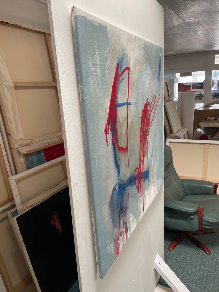 Original Abstract Expressionism Abstract Painting by Tim Fawcett