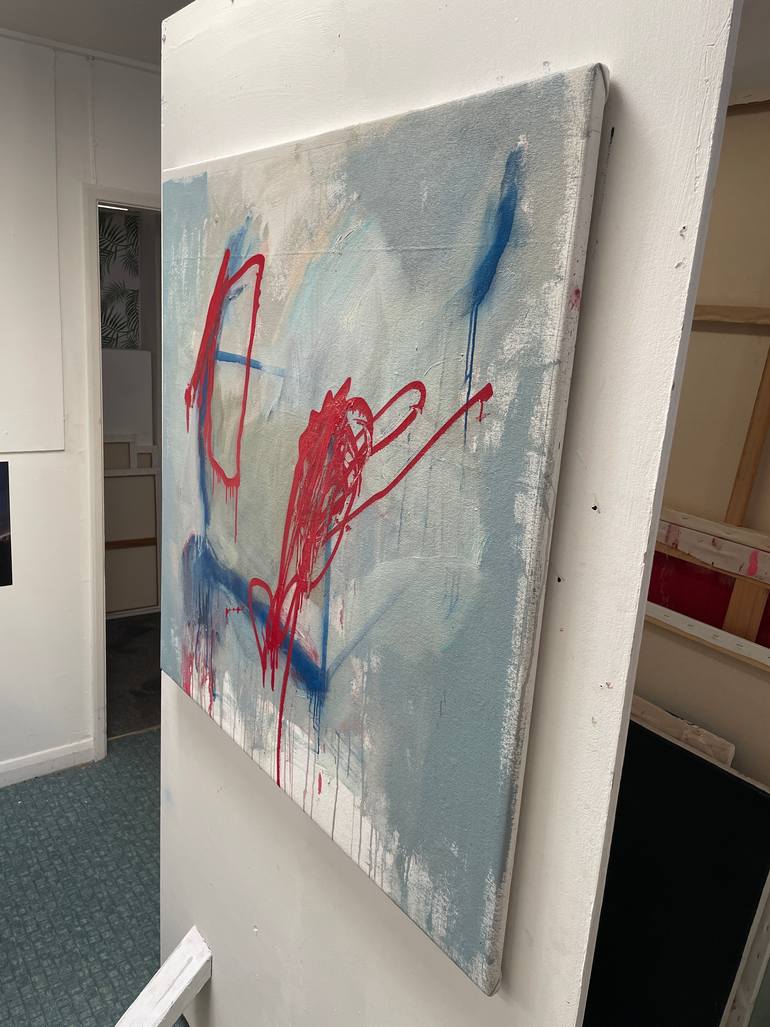 Original Abstract Expressionism Abstract Painting by Tim Fawcett