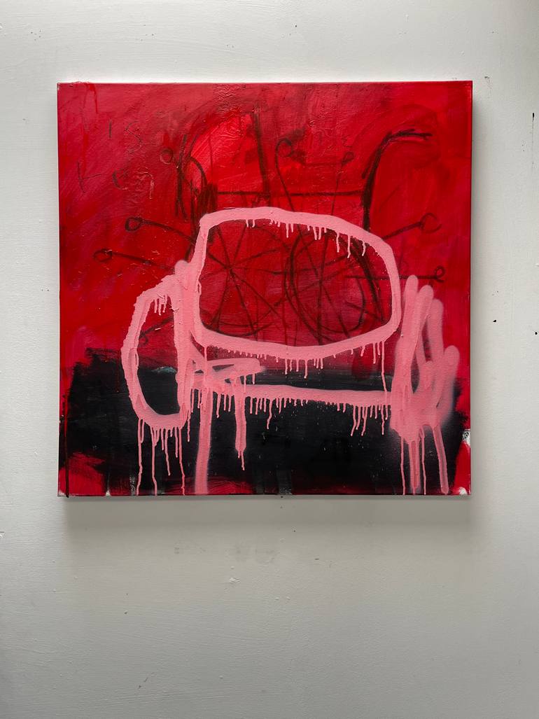 Original Street Art Abstract Painting by Tim Fawcett