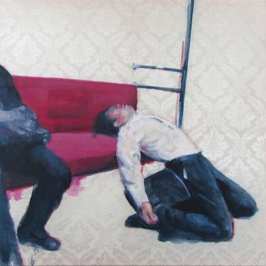 Print of Figurative Political Paintings by Tim Fawcett