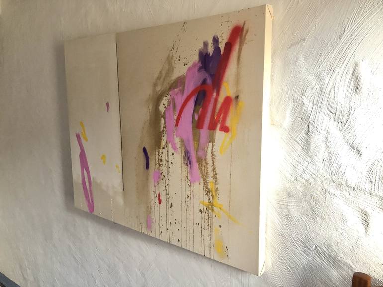 Original Abstract Expressionism Abstract Painting by Tim Fawcett