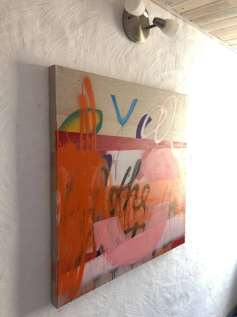 Original Abstract Expressionism Abstract Painting by Tim Fawcett