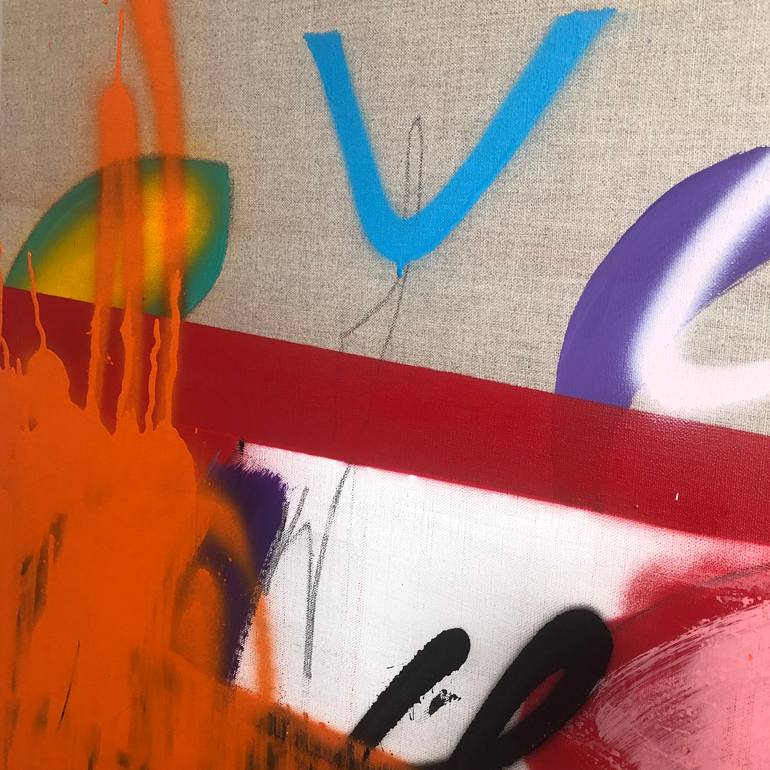 Original Abstract Expressionism Abstract Painting by Tim Fawcett