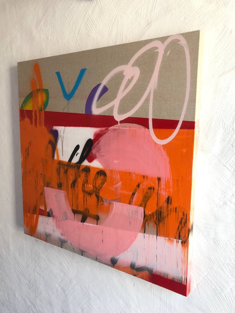 Original Abstract Expressionism Abstract Painting by Tim Fawcett